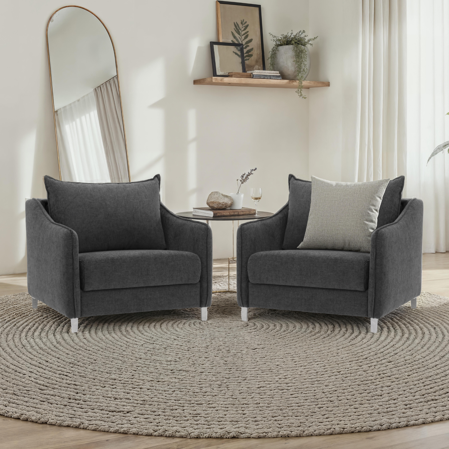 Luonto Ethos Fabric Sleeper Sofa With Nest Mechanism