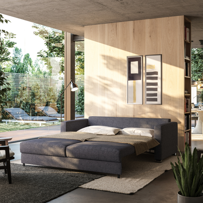 Luonto Fantasy Sleeper Sofa With Level Function & Foam Mattress