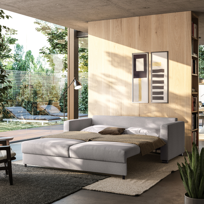 Luonto Fantasy Sleeper Sofa With Level Function & Foam Mattress