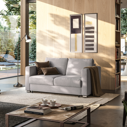 Luonto Fantasy Sleeper Sofa With Level Function & Foam Mattress