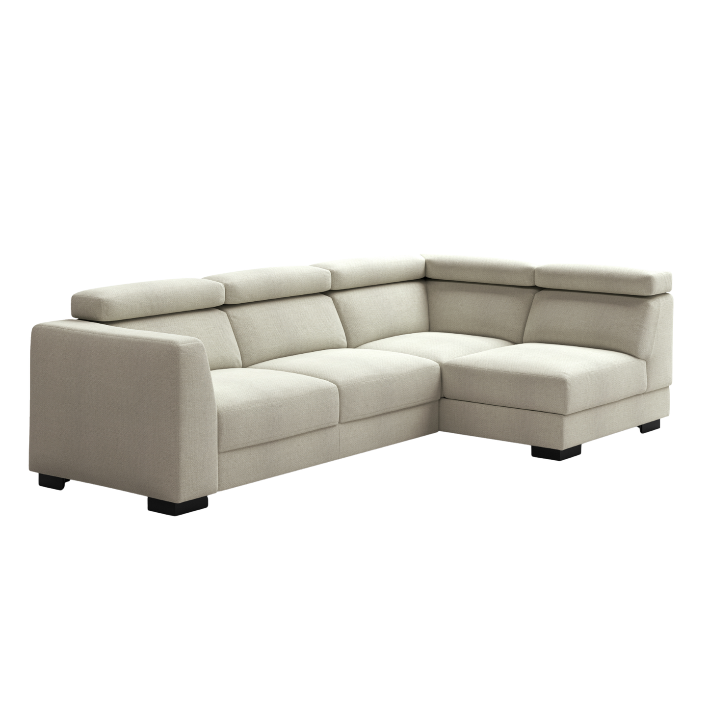 Luonto Halti L-Shaped Full XL Sectional Sleeper Sofa with Storage Chaise