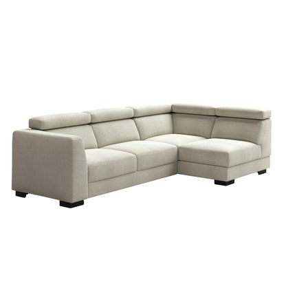 Luonto Halti L-Shaped Full XL Sectional Sleeper Sofa with Storage Chaise