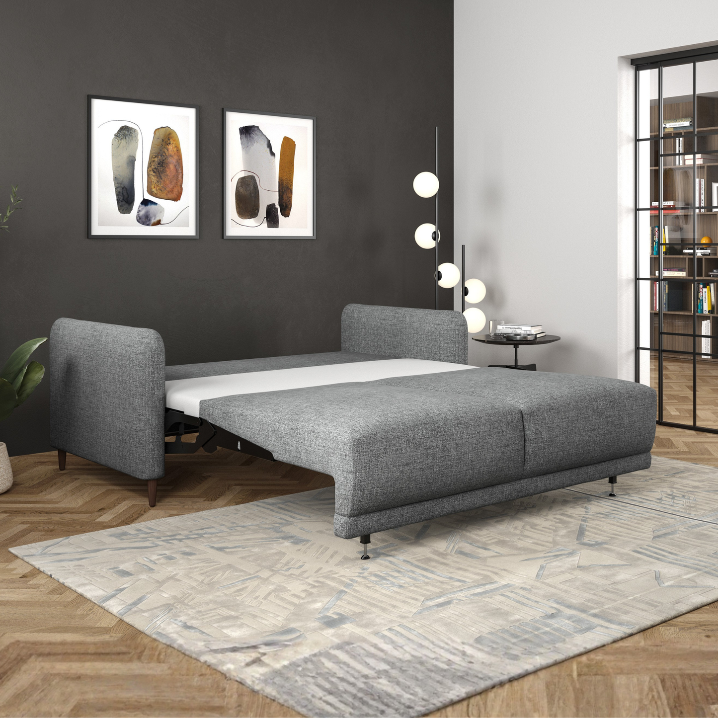 Luonto Haven Sleeper Sofa with Hybrid Deluxe One-Step Mechanism