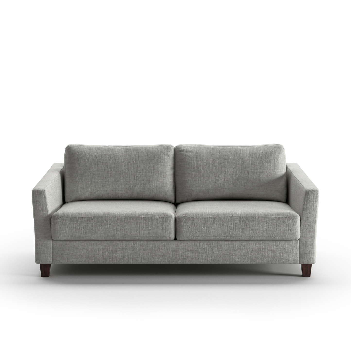 Luonto Monika Fabric Sleeper Sofa With Wood & Chrome Legs