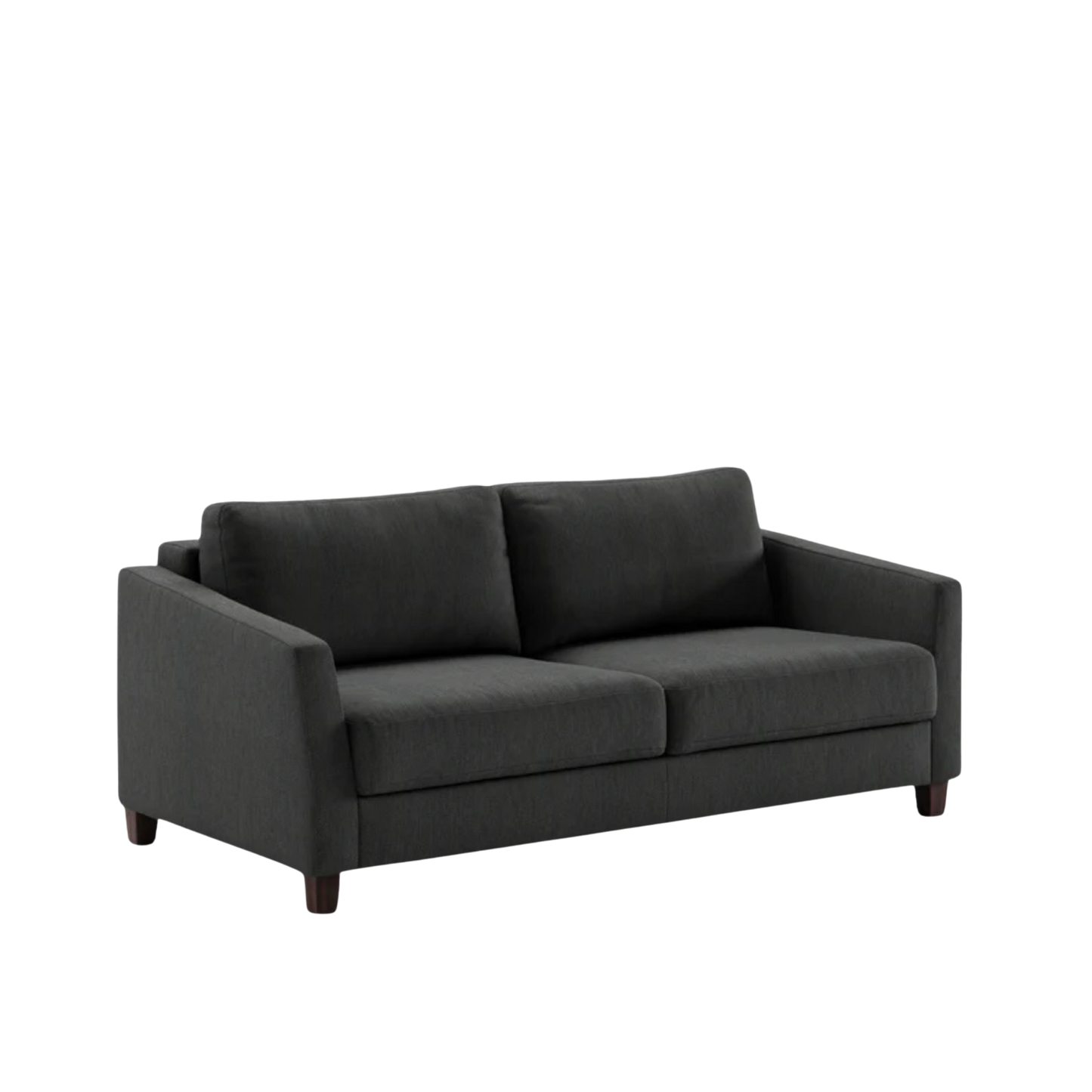 Luonto Monika Fabric Queen Sleeper Sofa With Wood or Chrome Legs