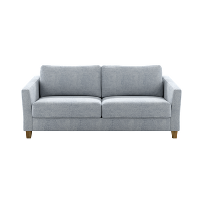 Luonto Monika Fabric Queen Sleeper Sofa With Wood or Chrome Legs