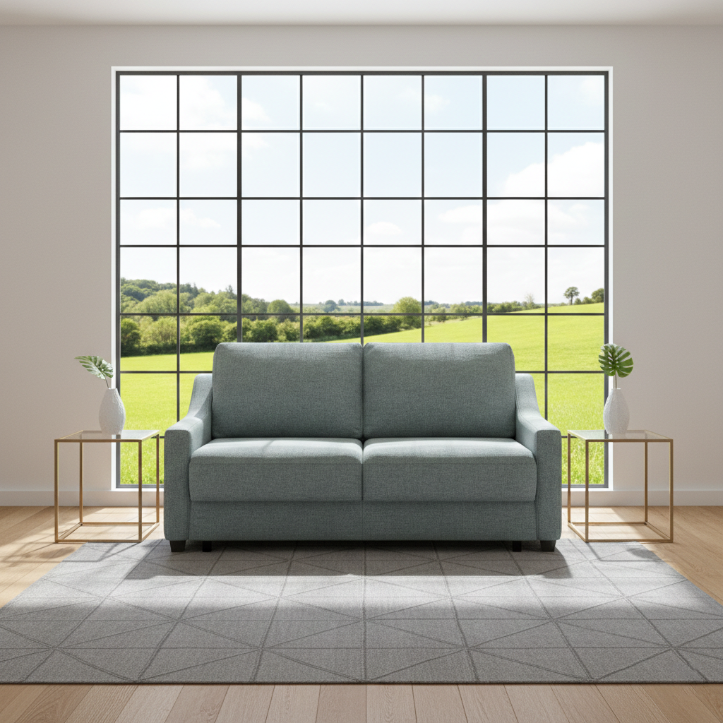 Luonto Nautica Fabric Sleeper Sofa With Level Deluxe Function