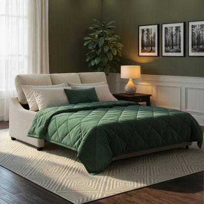 Luonto Nautica Fabric Sleeper Sofa With Level Deluxe Function