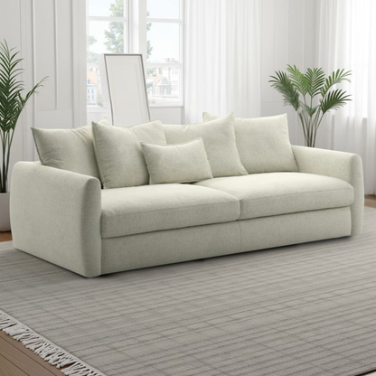 Luonto Winslow Stationary Sofa with Loose Back Cushions-ComfortDesign