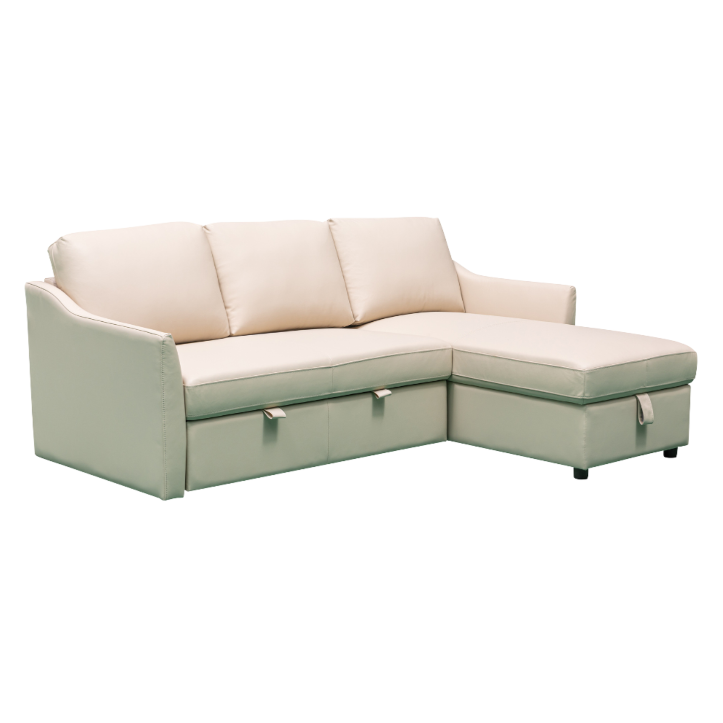 Merax L-Shape Full Sleeper Sectional Sofa with Storage Reversible Chaise