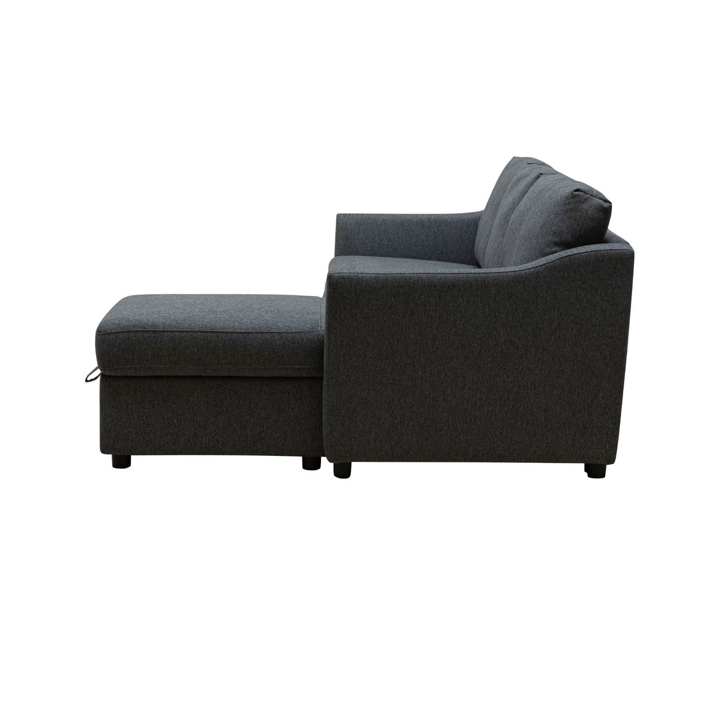 Merax L-Shape Full Sleeper Sectional Sofa with Storage Reversible Chaise