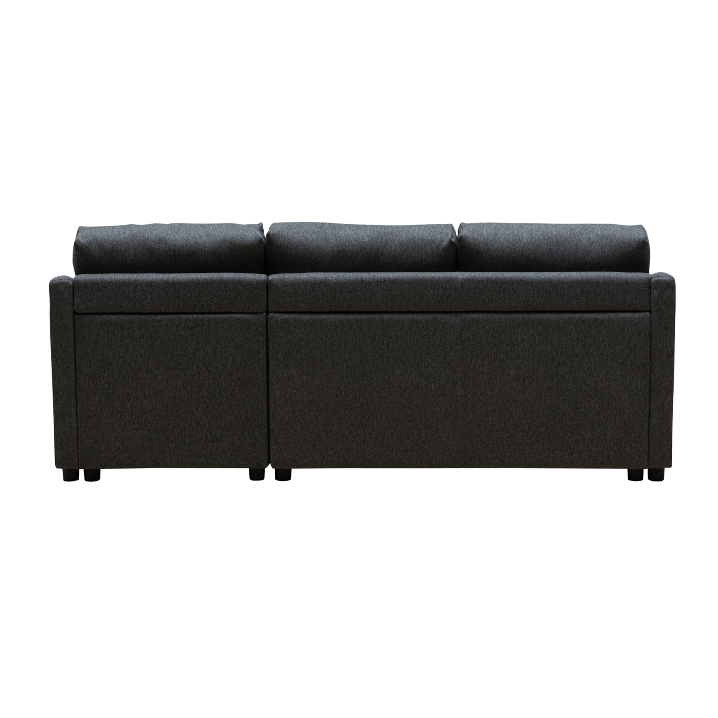 Merax L-Shape Full Sleeper Sectional Sofa with Storage Reversible Chaise