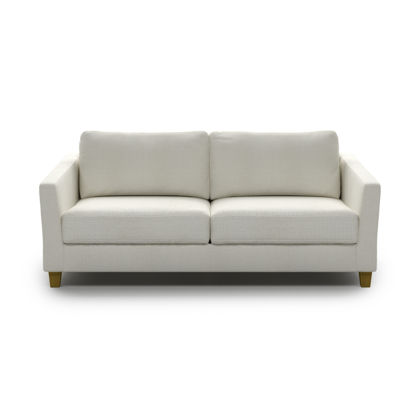 Luonto Monika Fabric Sleeper Sofa With Wood & Chrome Legs
