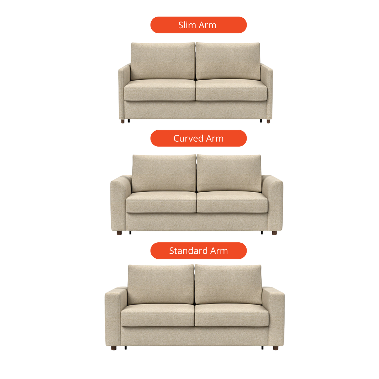 Innovation Living Neah Fabric Queen Sleeper Sofa