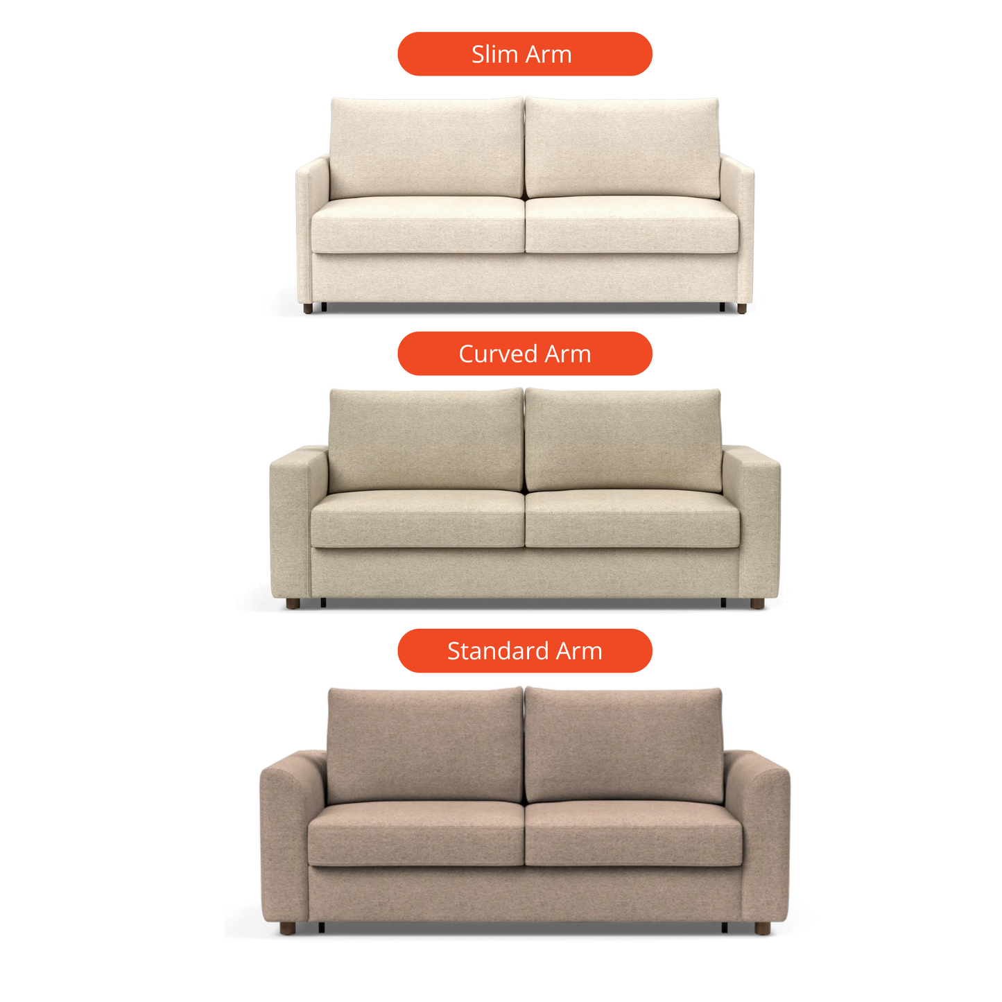 Innovation Living Neah Fabric King Sleeper Sofa