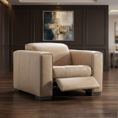 Nest Leather Power Motion Recliner Chair with Power Headrest-comfortdesignfurniture