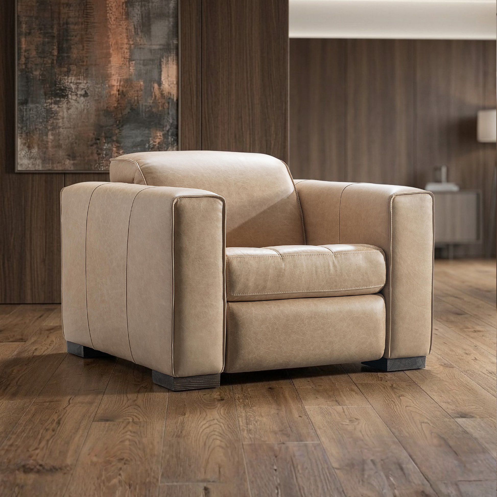 Nest Leather Power Motion Recliner Chair with Power Headrest-comfortdesignfurniture