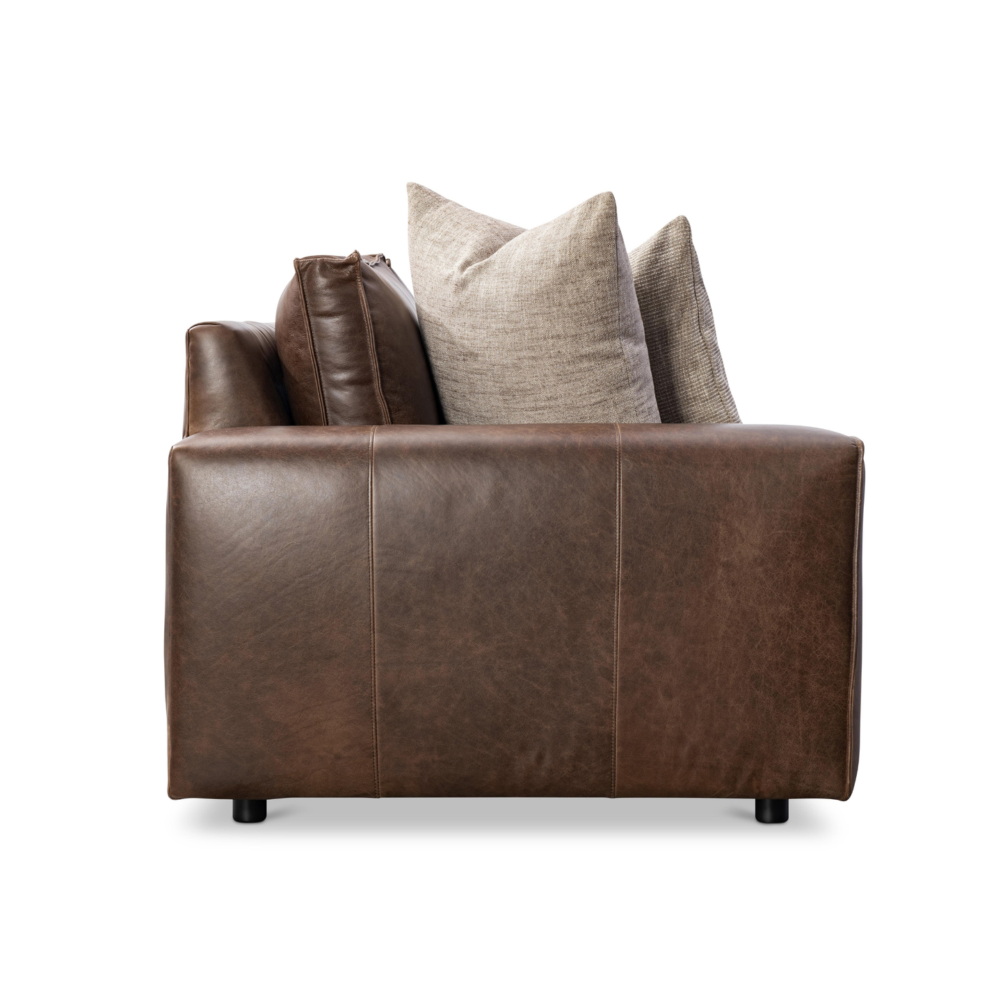 Bernhardt Nest Leather Modern Sectional Sofa