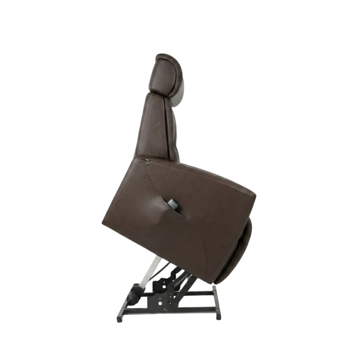 Fjords Milan Leather Lift Recliner Chair with Motorized Headrest