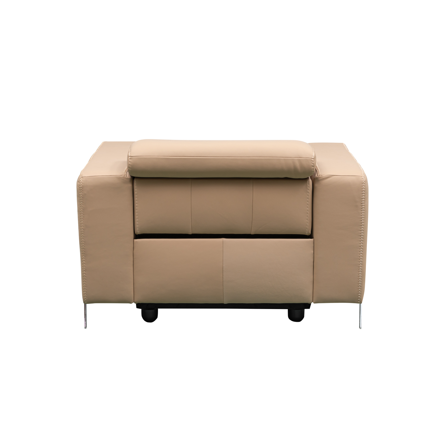 Prestigio 3-Seater Leather Power USB Reclining Sofa in Italian Design