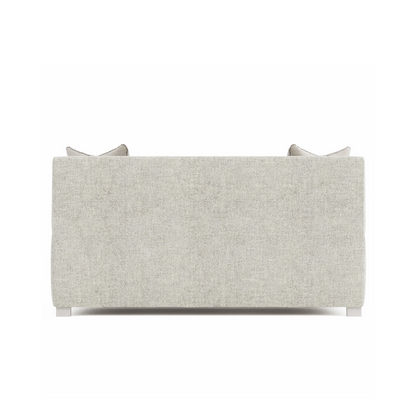 Back View of Bernhardt Rollins Fabric Loveseat with 2 Accent Pillows