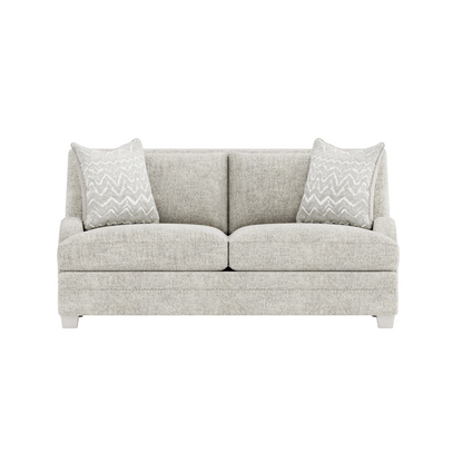 Bernhardt Rollins Fabric Loveseat with 2 Accent Pillows