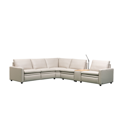 Klaussner Roma 6-Seater Power Reclining Sectional Sofa-Comfort Furniture