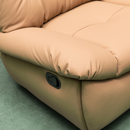 Klaussner Stella manual reclining mechanism - operational hardware detail for comfort design furniture