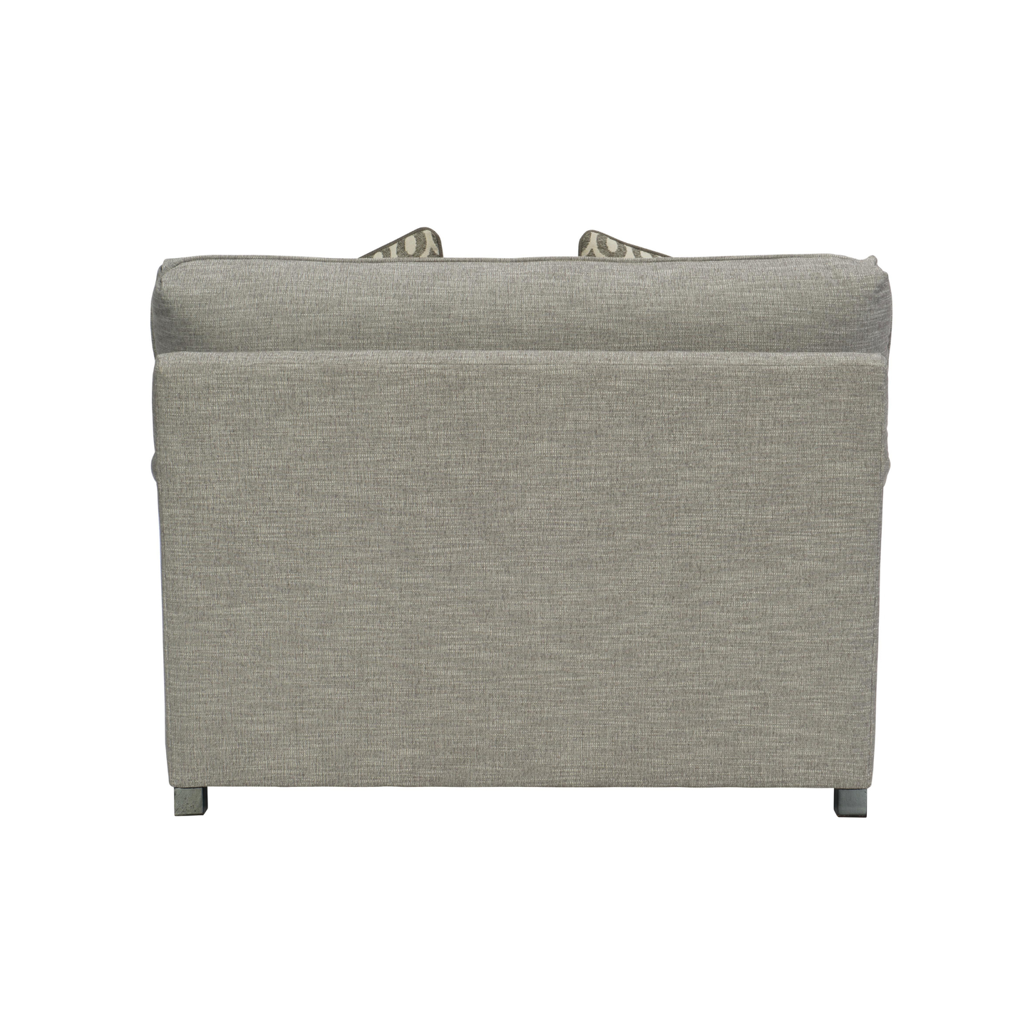 Bernhardt Tarleton Fabric Chair And A Half With Curved Arms