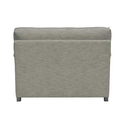 Bernhardt Tarleton Fabric Chair And A Half With Curved Arms