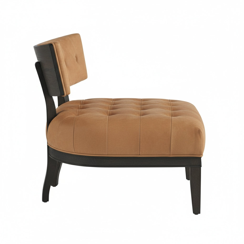 Universal Archie Fabric Tufted Lounge Chair