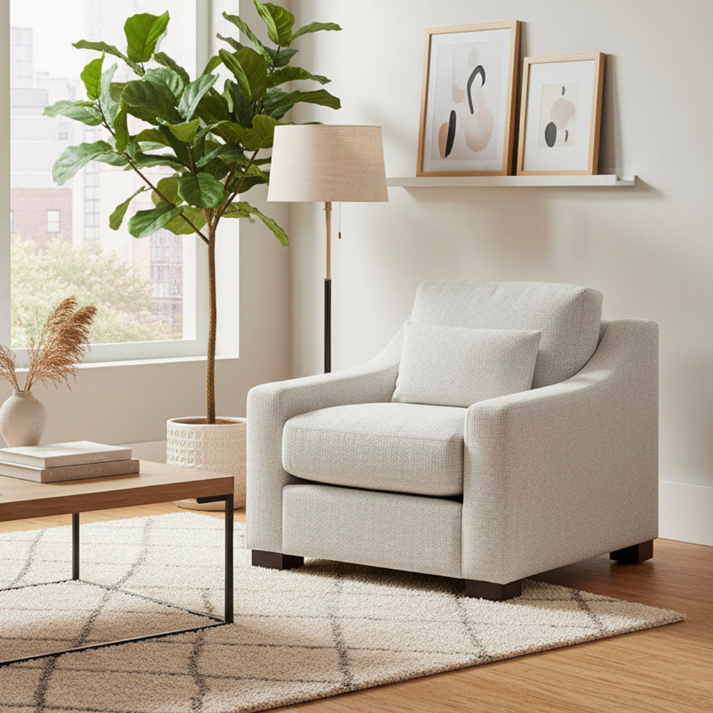 Universal Brooklyn Fabric Lounge Accent Chair