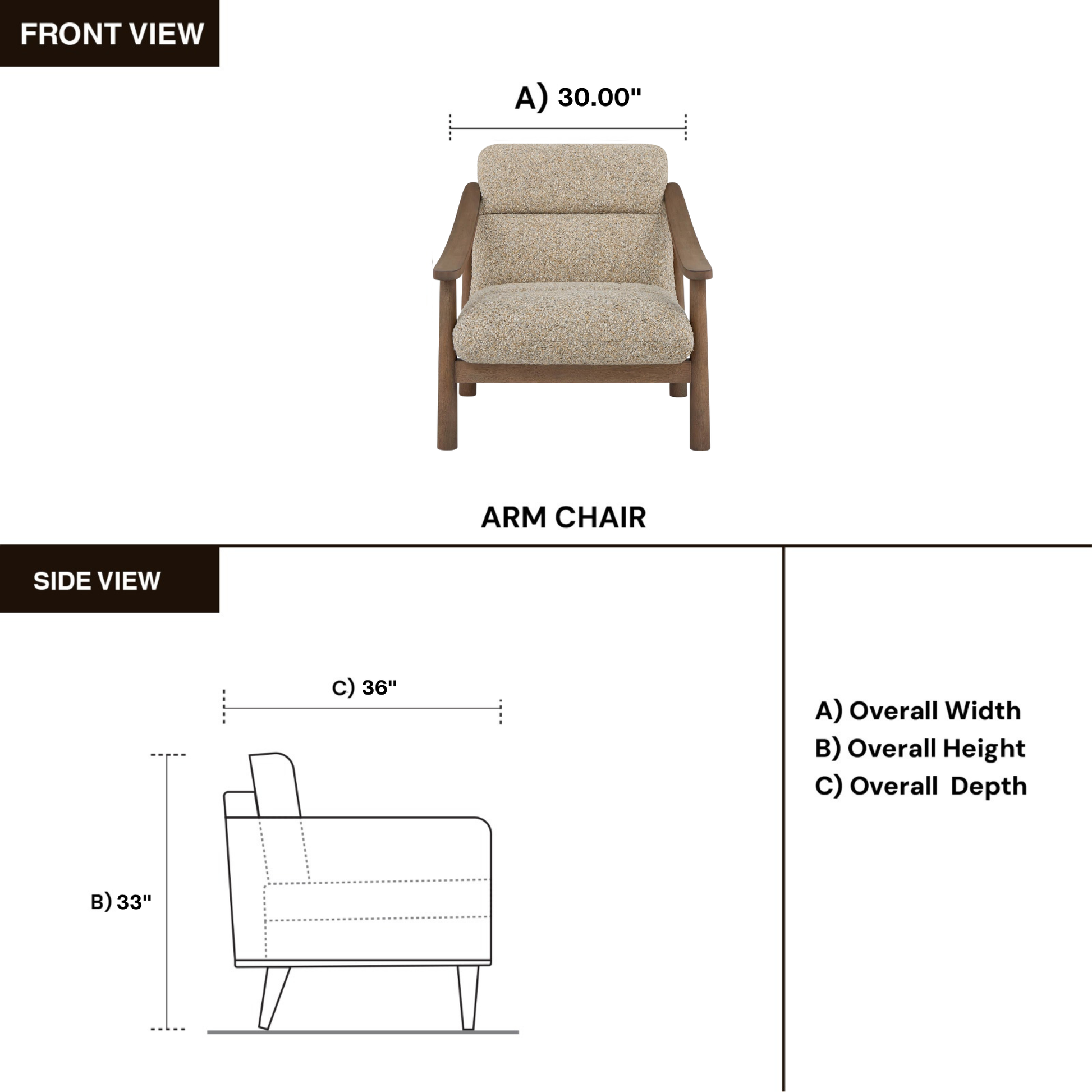 Universal Colt Modern Upholstered Occasional Chair-Comfort Design