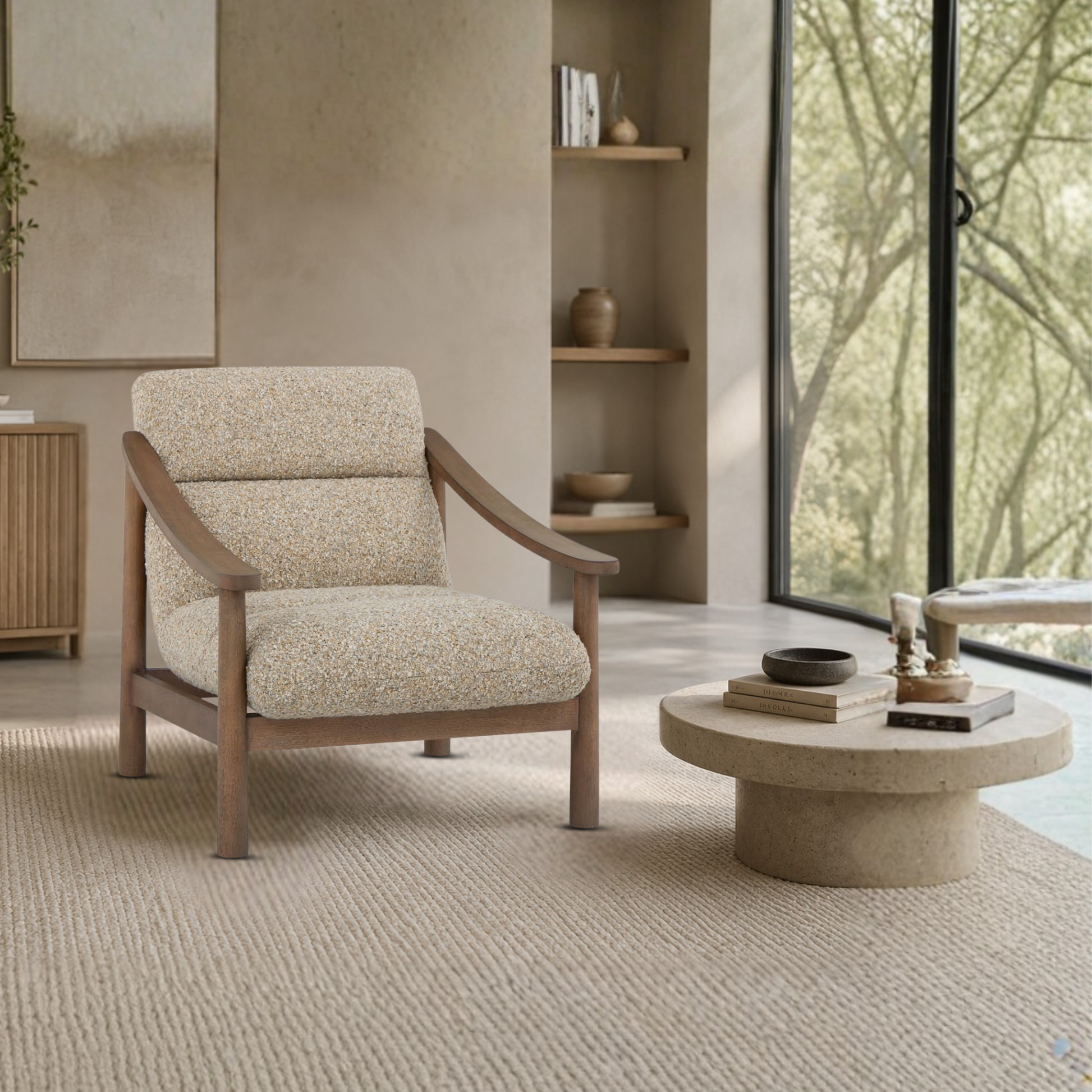 Universal Colt Modern Upholstered Occasional Chair-Comfort Design
