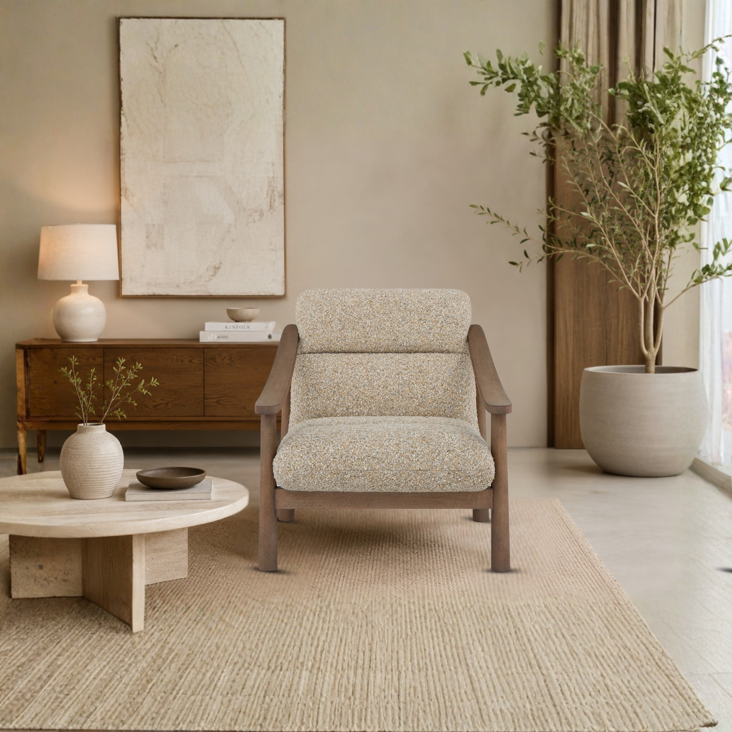 Universal Colt Modern Upholstered Occasional Chair-Comfort Design