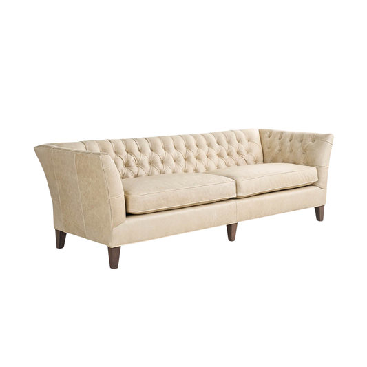 Universal Duncan 2 Seater Leather Tufted Sofa-Comfort Design Furniture