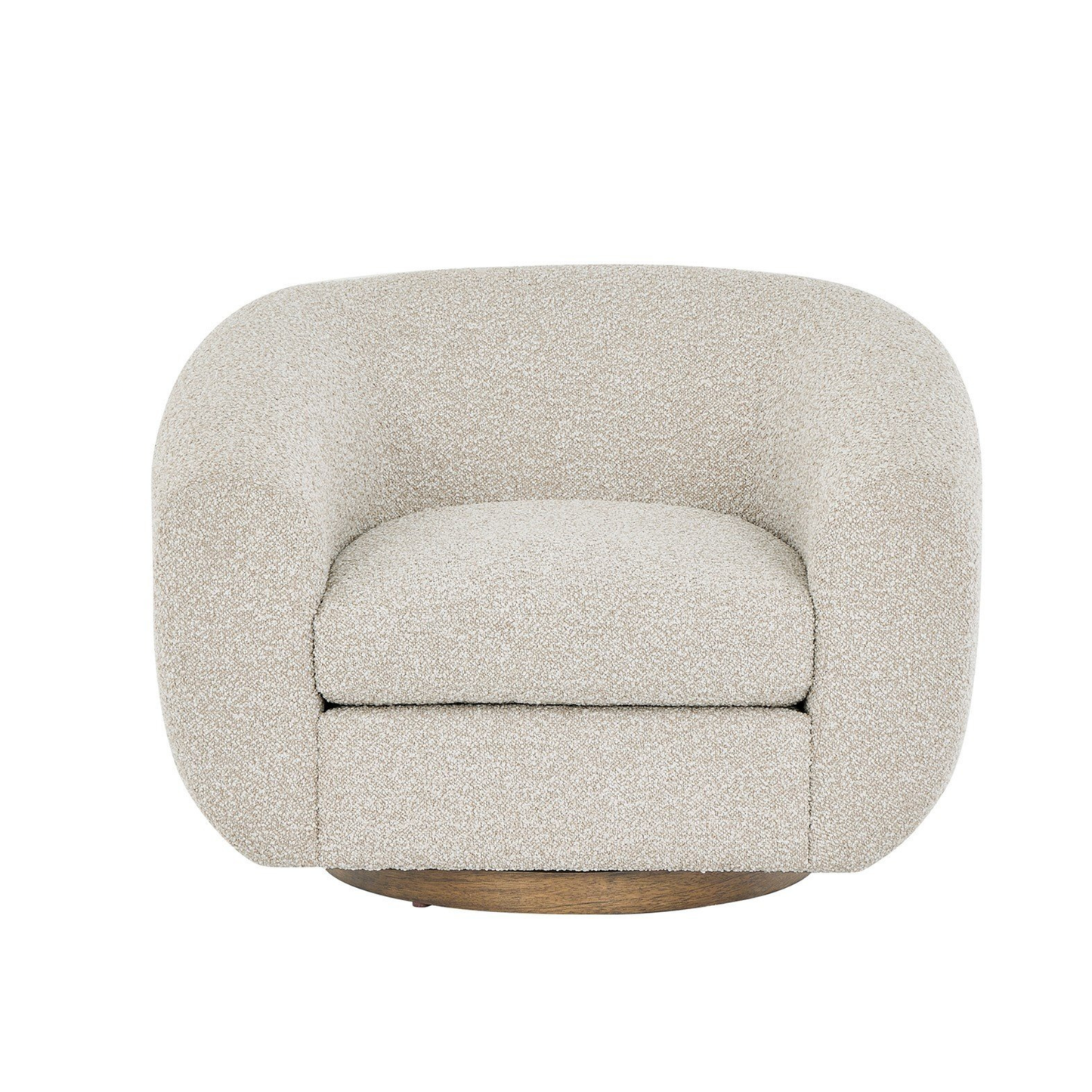 Universal Fitz Fabric And Leather Swivel Chair