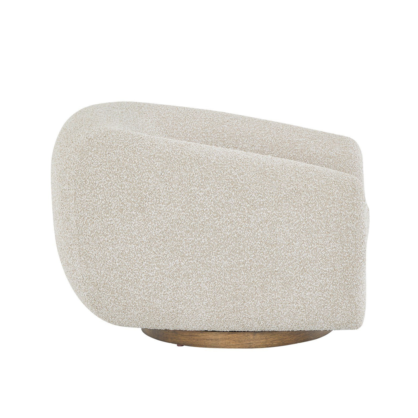 Universal Fitz Fabric And Leather Swivel Chair