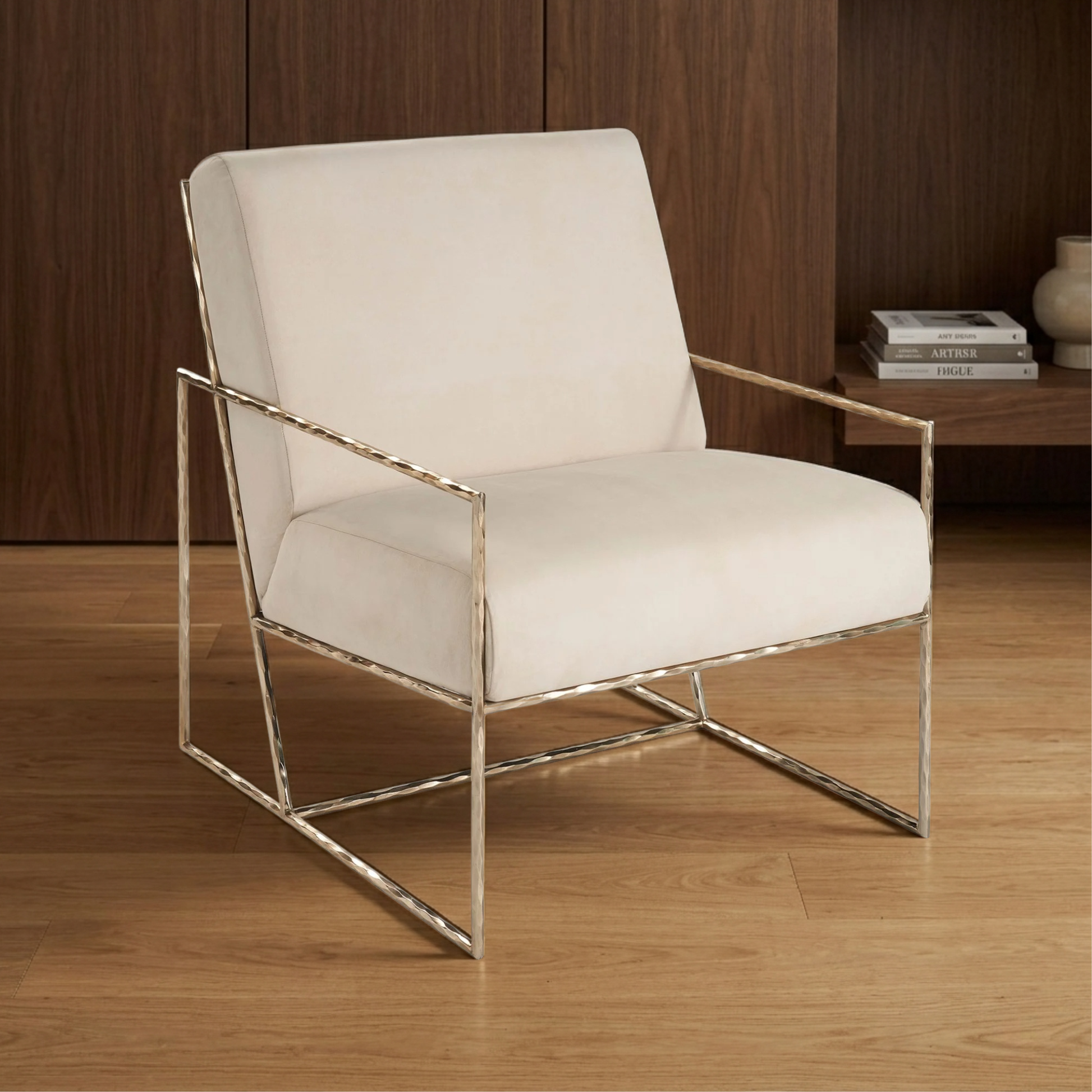 Universal Furniture Bastian Berber Snow Fabric Chair-comfortdesignfurniture