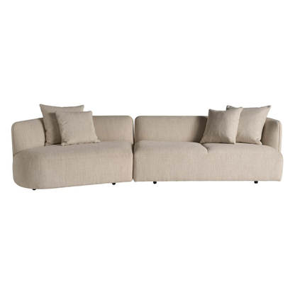Universal Furniture Danica Fabric Sectional with Accent Pillows