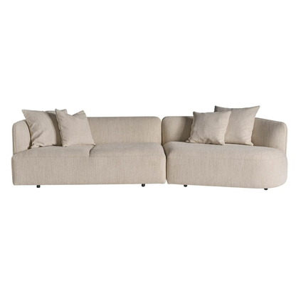 Universal Furniture Danica Fabric Sectional with Accent Pillows