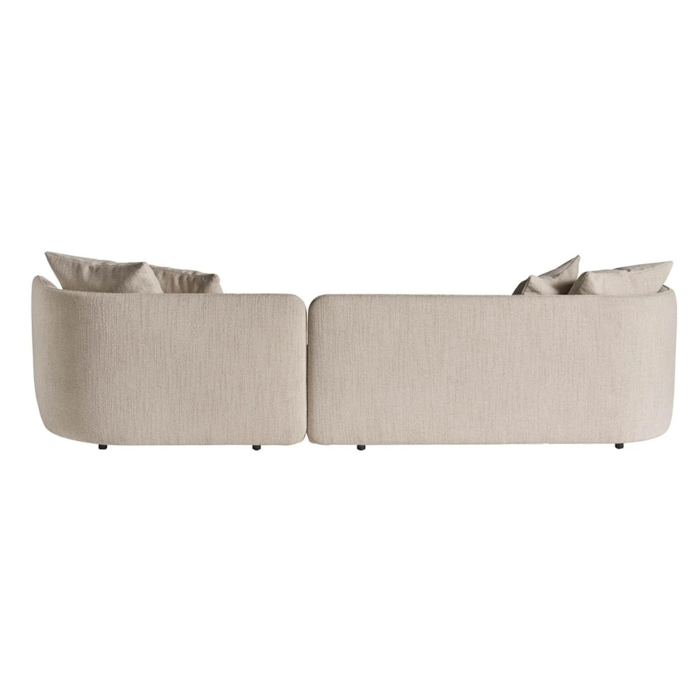 Universal Furniture Danica Fabric Sectional with Accent Pillows