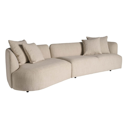 Universal Furniture Danica Fabric Sectional with Accent Pillows