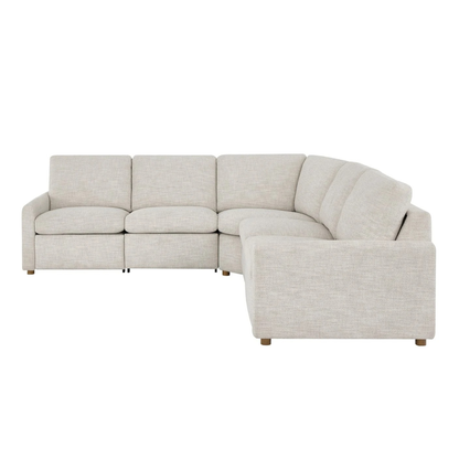 Universal  Furniture Hyde Fabric 5-Piece Power Dual Motion Reclining Sectional Sofa