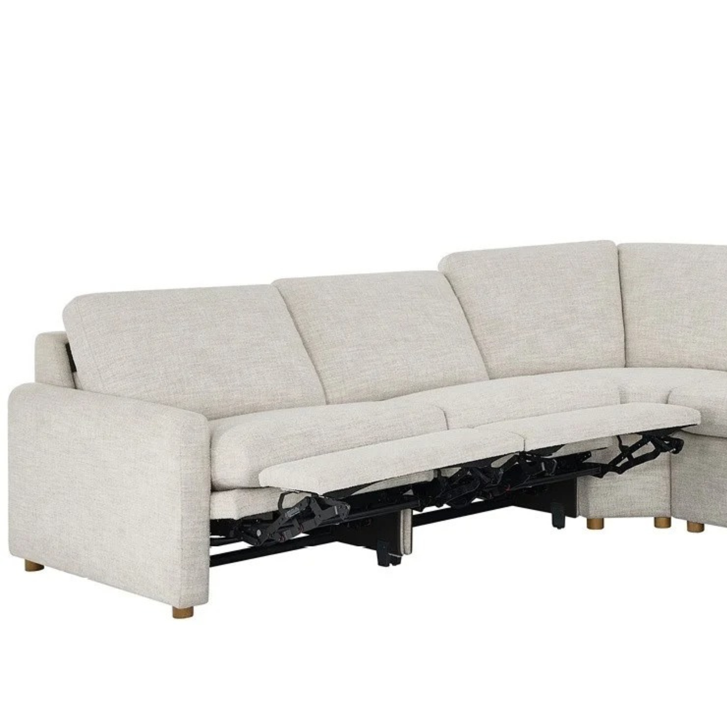 Universal  Furniture Hyde Fabric 5-Piece Power Dual Motion Reclining Sectional Sofa