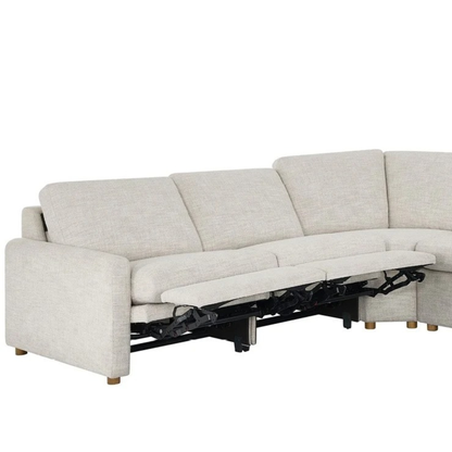 Universal  Furniture Hyde Fabric 5-Piece Power Dual Motion Reclining Sectional Sofa