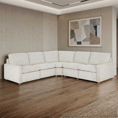 Universal  Furniture Hyde Fabric 5-Piece Power Dual Motion Reclining Sectional Sofa