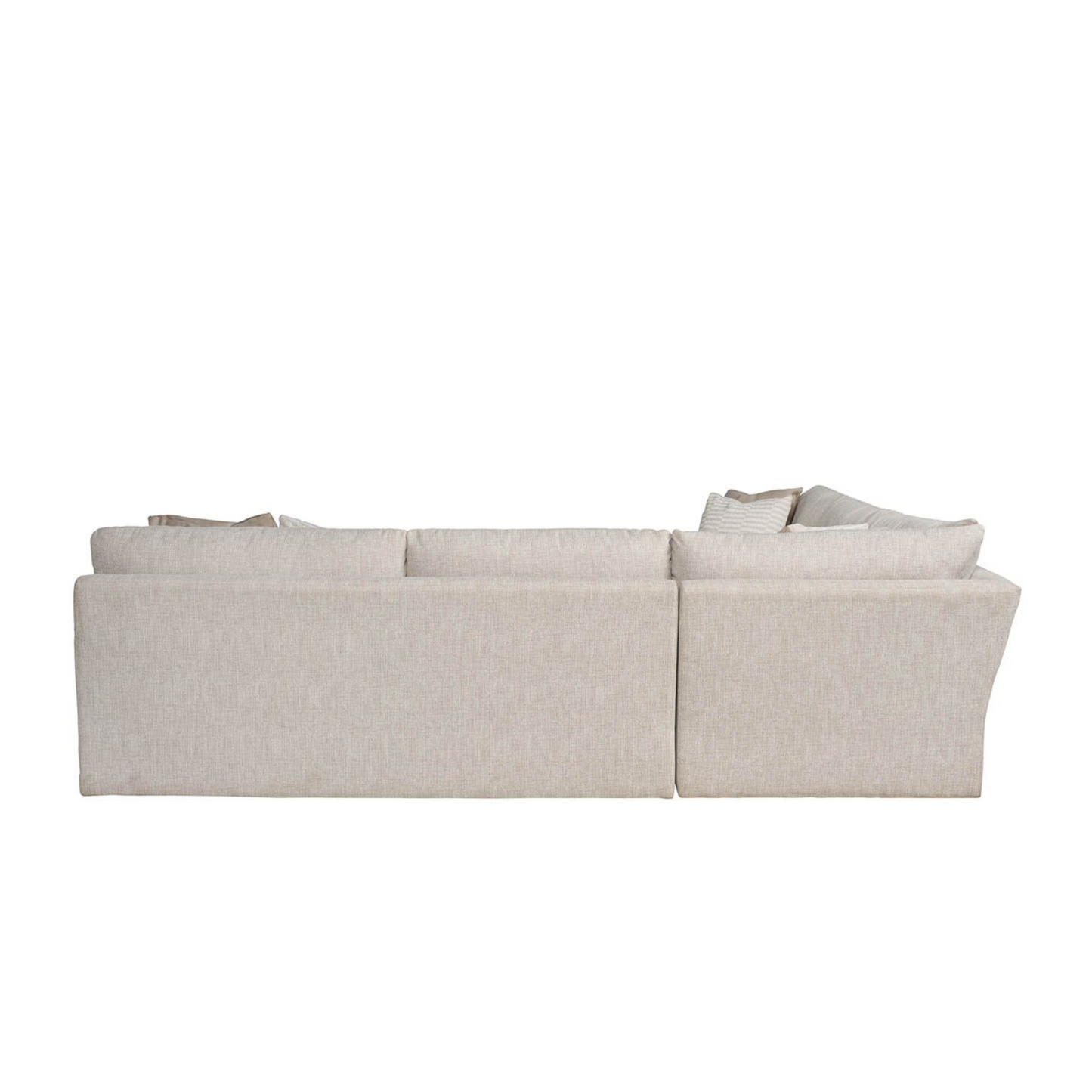 Universal Modular Hadlee Loveseat Sectional Sofa in Beige
