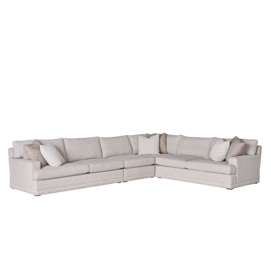 Universal Modular Hadlee Loveseat Sectional Sofa in Beige