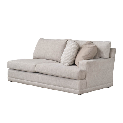 Universal Hadlee Sectional Sofa with Plush Throw Pillows